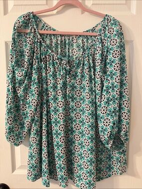 Liberty Love Open Shoulder Blouse